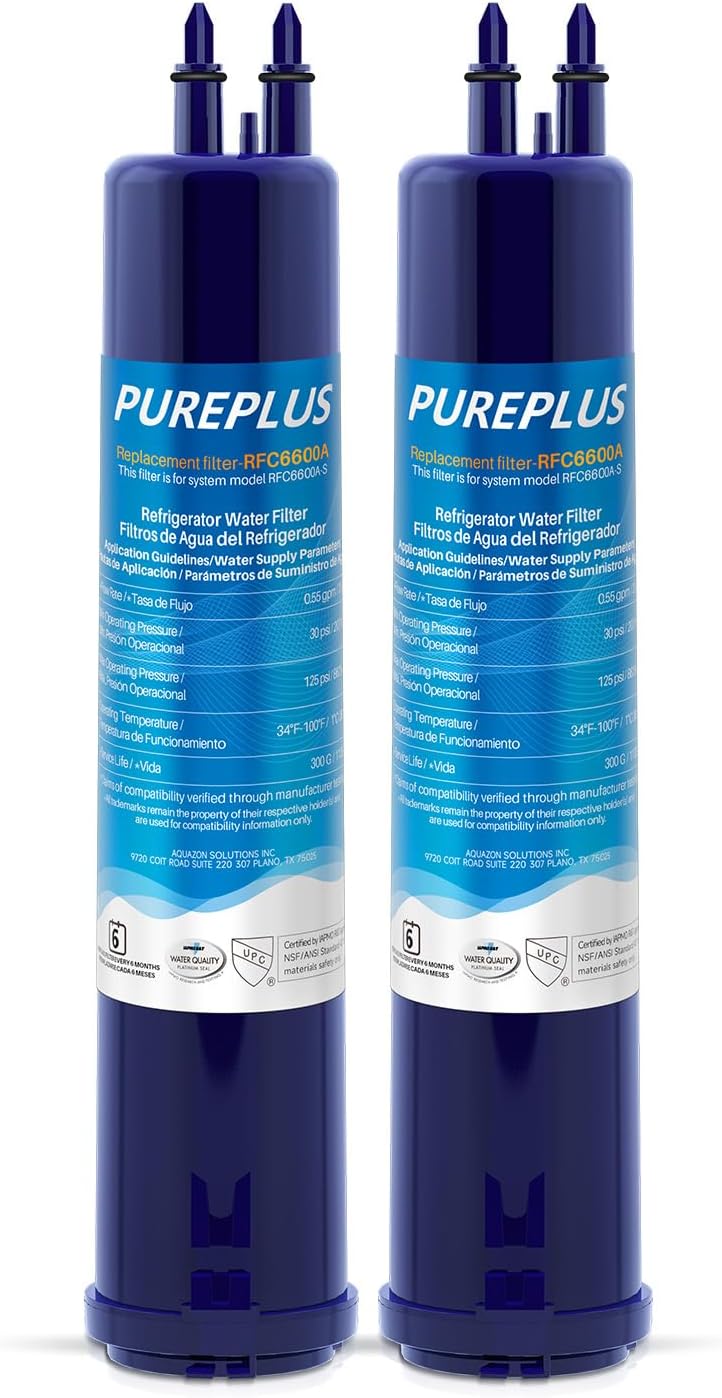 PUREPLUS 9083 Replacement Refrigerator Water Filter, Compatible with EDR3RXD1