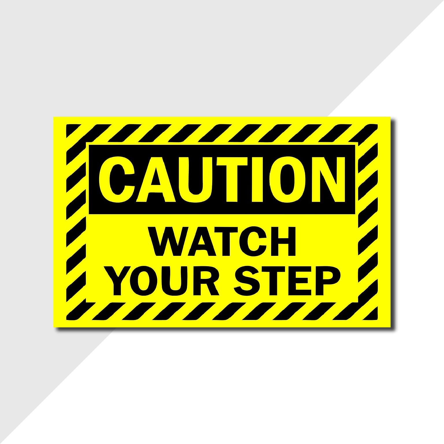 VVWV Watch Your Steps Caution Sign Signage Sticker for Office Safety Products Home Restaurant Hospital Clinic Sign Sticker L x H 20 Cm x 15 Cm (B0B4P4KDZV) Amazon Price History, Amazon Price Tracker