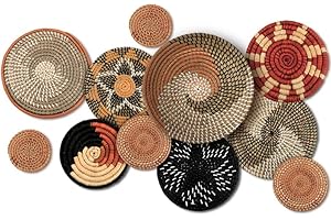 11 Boho Decorative Woven Wall Baskets