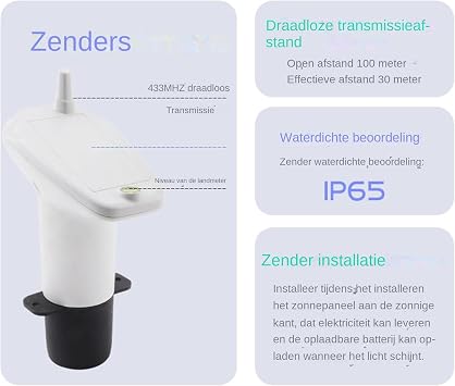 Water Tank Level Sensor Digital Display Multifunctional