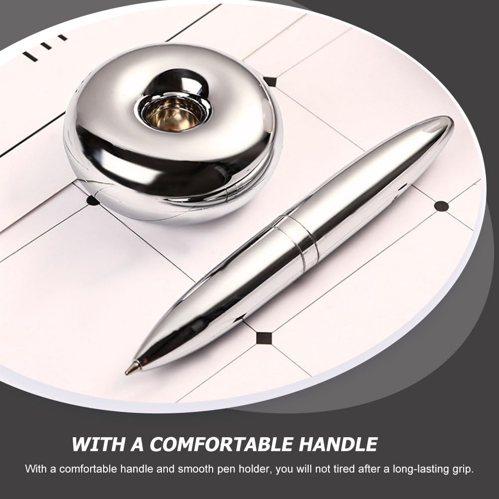 DOITOOL 2 bolígrafos magnéticos de metal flotantes para oficina, elegantes bolígrafos para hombres, para firmas y suministros de oficina