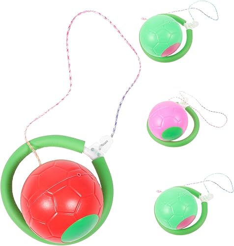 4pcs One-Legged Jumping Ball Toy for Boy Girl Fun Outdoor Activity with Lightweight Eco-Friendly Design Random Colors Fitness and Leisure Games