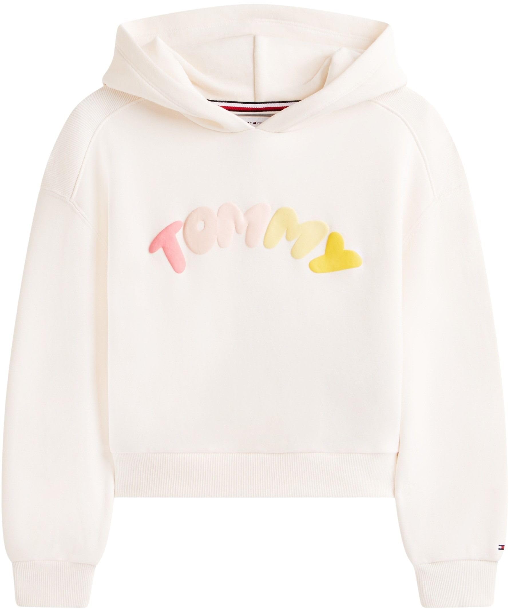 Tommy Hilfiger Tommy Puff Print Hoodie Kg0kg09241 Felpe Bambine e Ragazze (Pacco da 1)