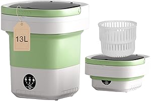 Portable Compact Mini Twin Tub Washing Machine-Larger Capacity and Better Wash