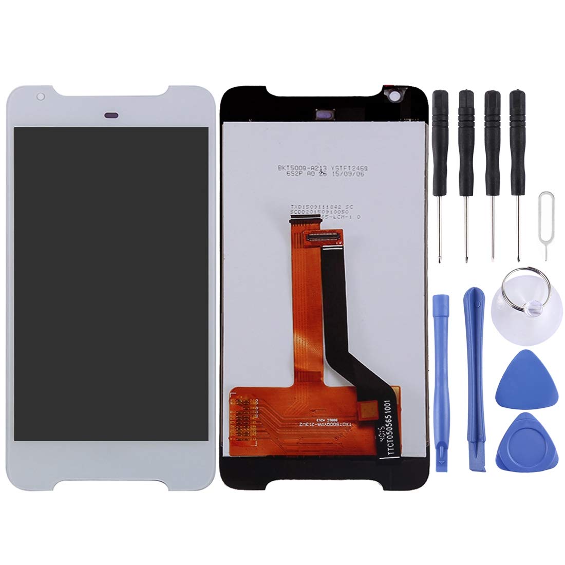 Ubervia® LCD Screen LCD Screen and Digitizer Full Assembly for HTC Desire 628 Display Replacement for HTC (Color : White)