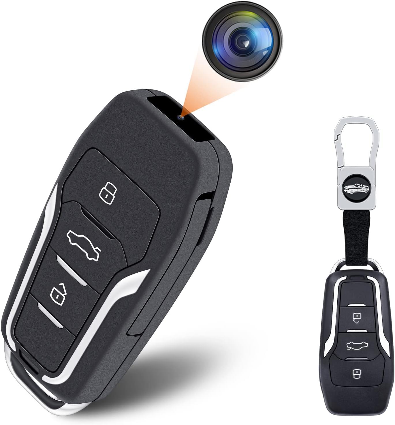 IYZA 1080P Portable Security Car Keychain Camera, Mini Nanny Audio Video Surveillance Camera with Motion Detection for Home, Office-image-15