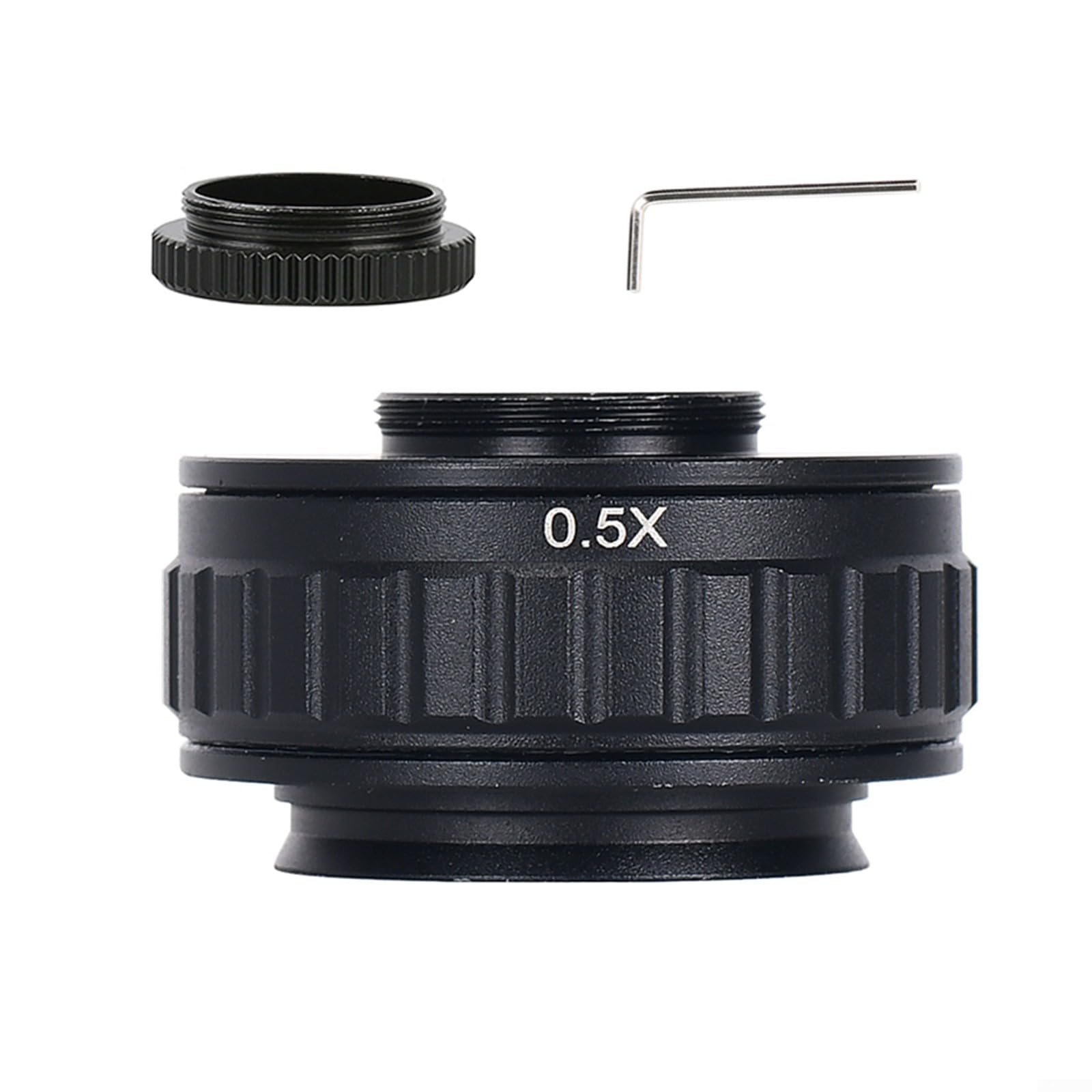 Adattatore C-Mount 0,35X per microscopio grandangolo 38 mm (0,5X)