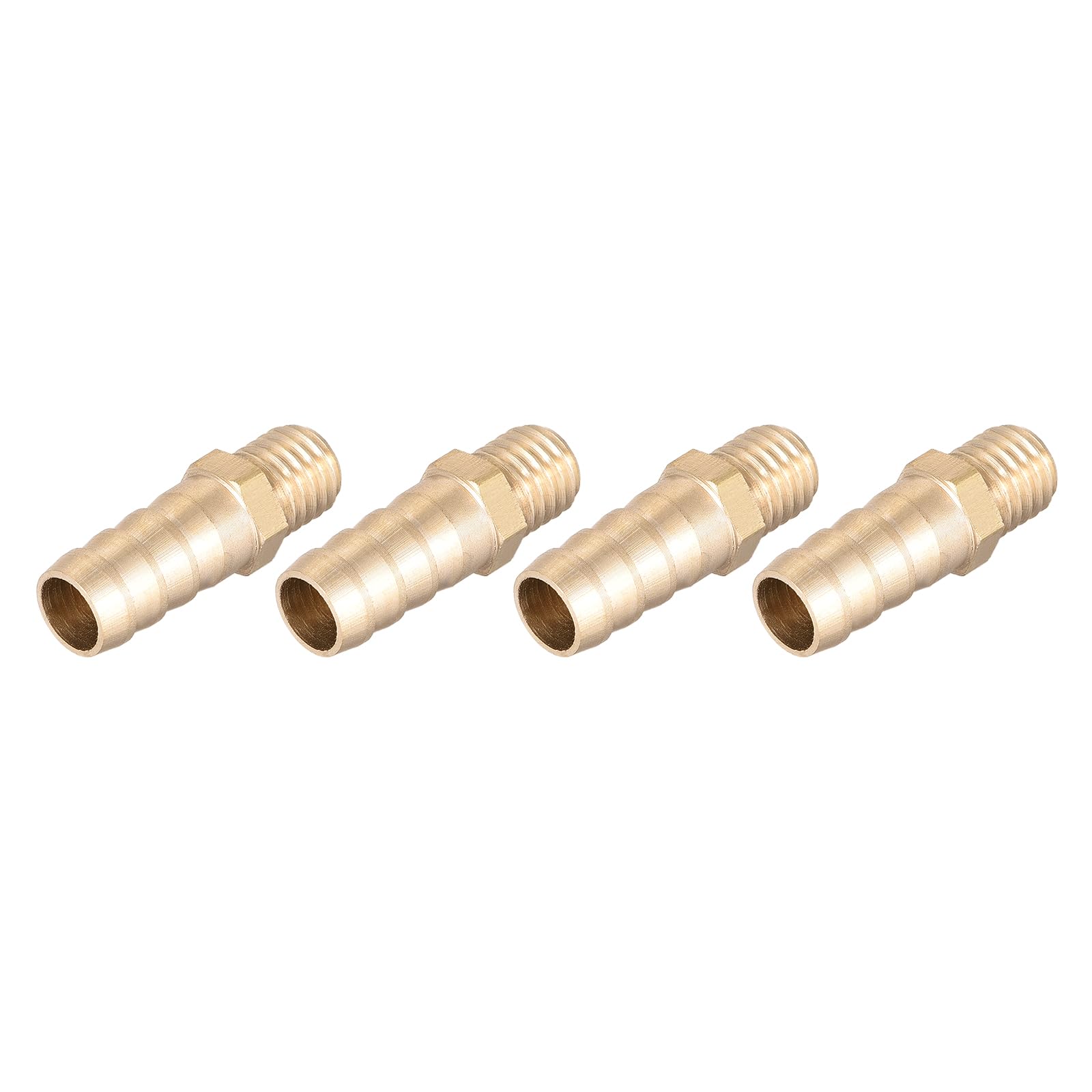 5 Raccords En Laiton à Barbelure M10-1.5 Pour Tuyau 8mm - Eau, Air, Carburant - QUARKZMAN