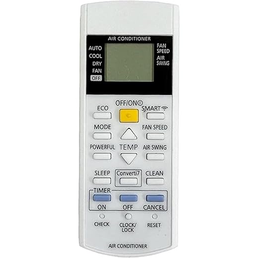 5 Year Warranty Universal AC Remote Compatible for Panasonic
