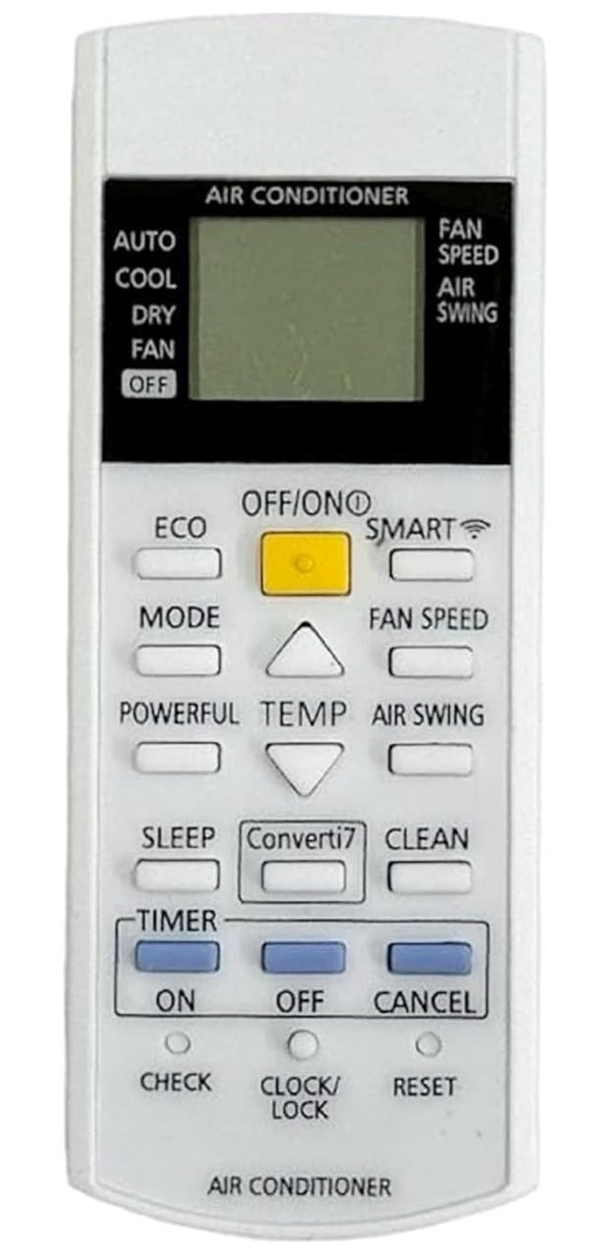 5 Years Warranty AC Remote Compatible for Panasonic Inverter AC Remote 4676 (CS-NU18ZKY5W CU-NU18ZKY5W) 7 in 1 Model 29j Smart WiFi, White-image-35