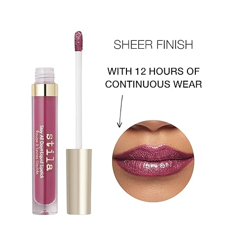 Miniatura 3 de stila Stay All Day - Lápiz labial líquido transparente, 0.10 onzas