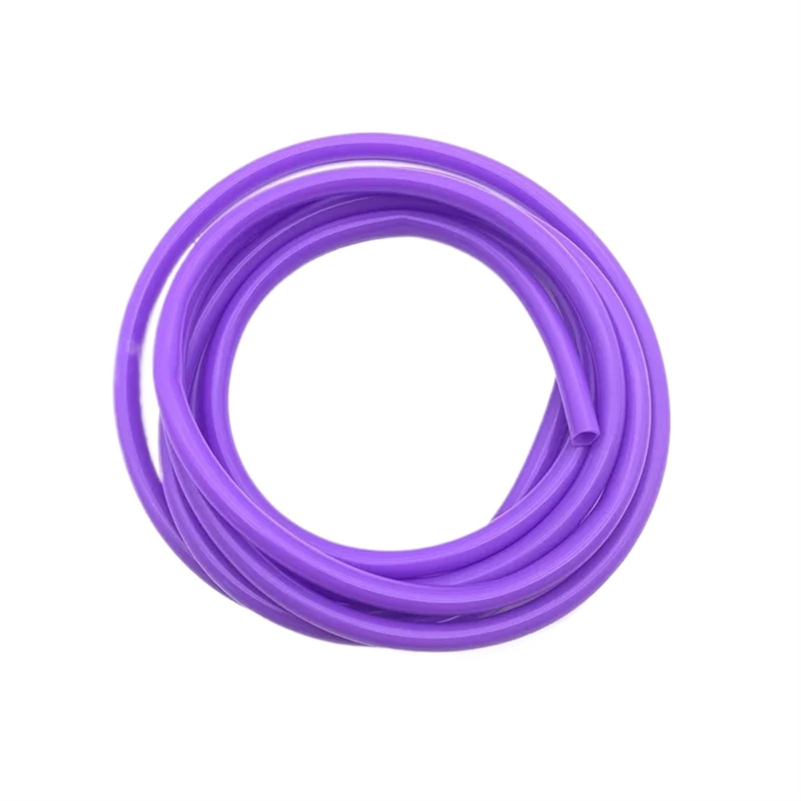 Fuel Line Hose， Fuel Hose 1 Meter Multicolor OD 4-16mm ID 2-12mmGrade Silicone Tube(Purple,1 Meter-OD 5XID 0.3CM)