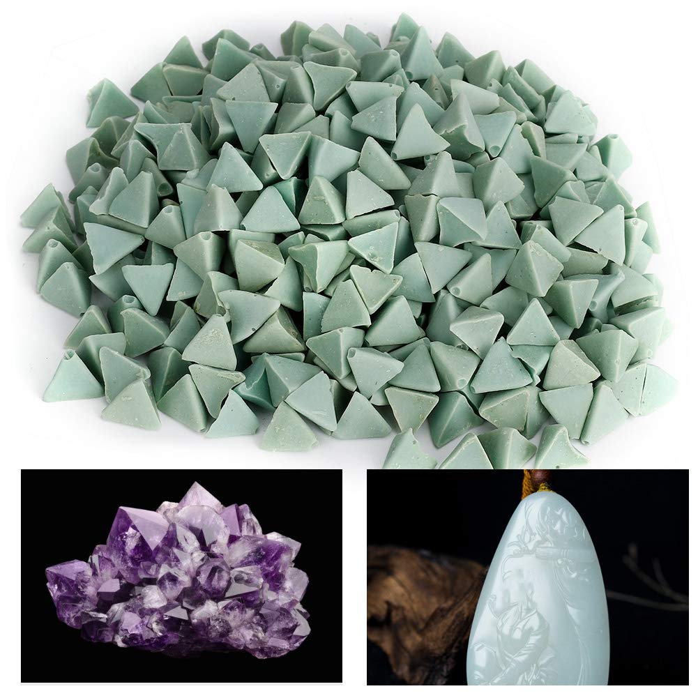 1 confezione di strumento per lucidatura di gioielli per tumbler, materiale abrasivo per lucidatura di gioielli, materiale per burattatura per lucidatrice a vibrazione