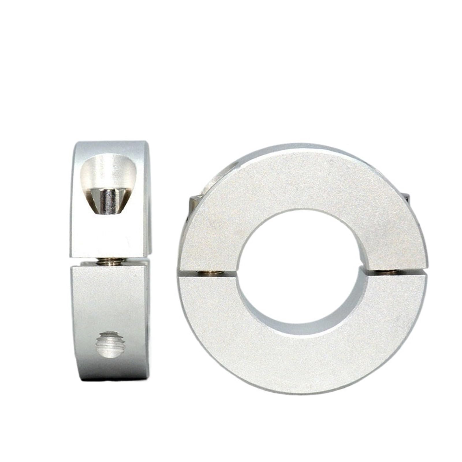 1 Pieza de Collar Dividido, Anillo de retención del Eje límite, posición de aleación de Aluminio, Tratamiento de anodizado Superficial, Collar de Eje de Tope dai 3 a 100(30-45-16mm)