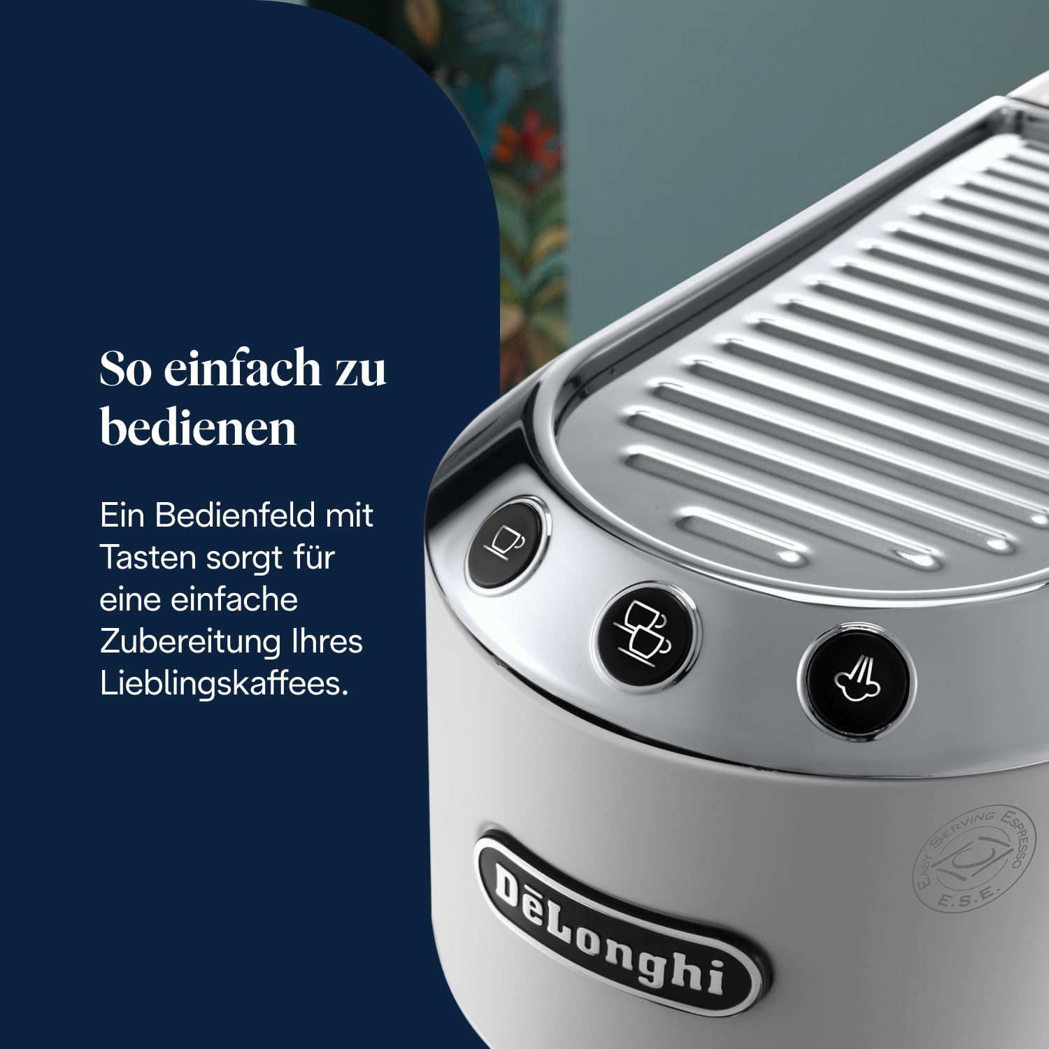 De'Longhi Dedica Style - Perfetto Kompakte Siebträgermaschine Espressomaschine mit Tasten – Bild 5