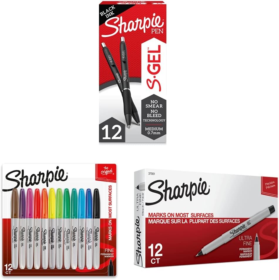 SHARPIE SGel, Gel Pens, Medium Point (0.7mm) & Sharpie