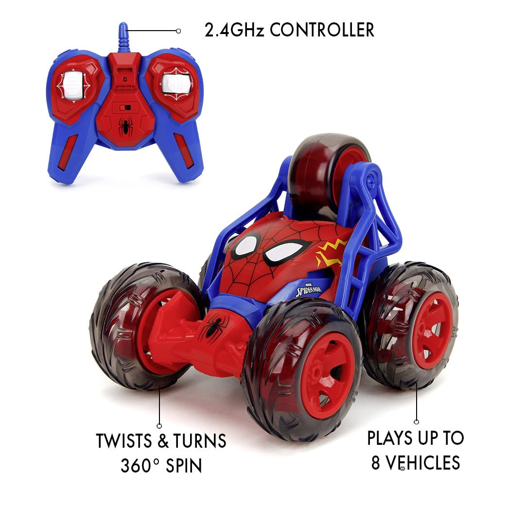 Jada 203225001 RC Spider-Man Pojazd kaskad.;18 cm
