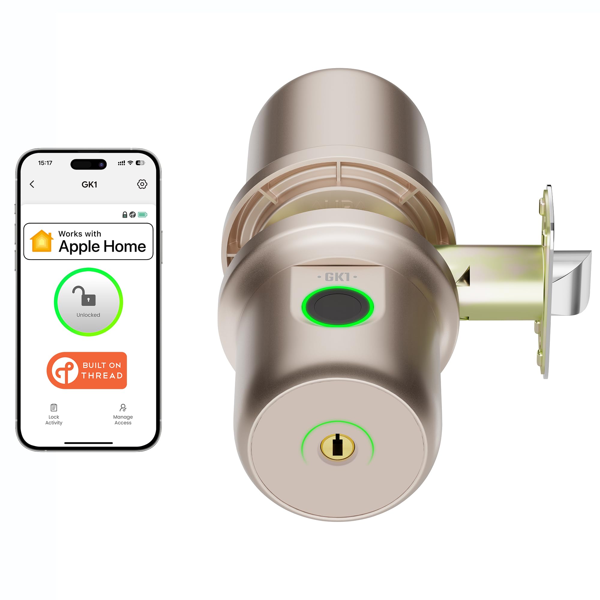 ThorBolt Smart Fingerprint Door Knob - HomeKit -9