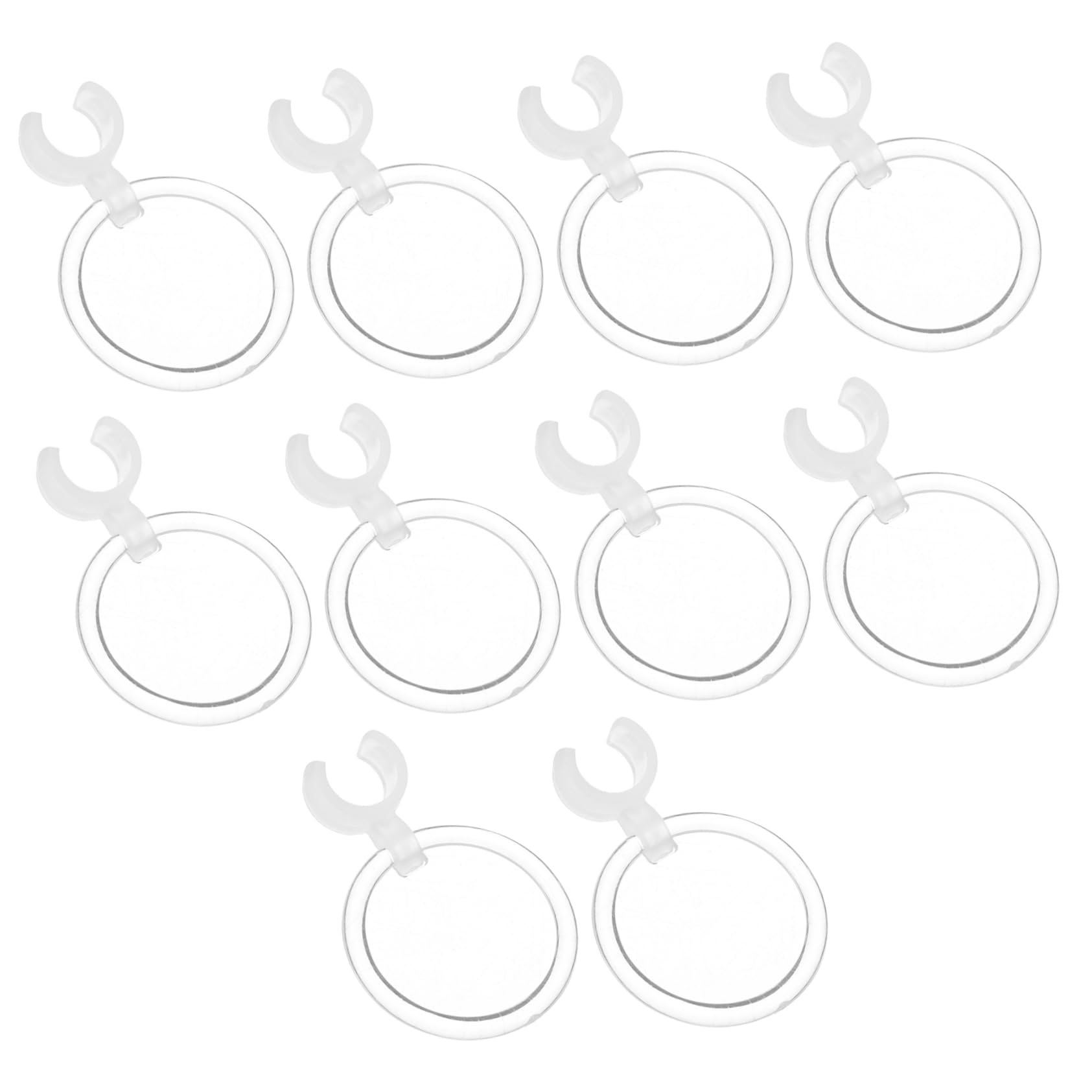 IWOWHERO Handheld Magnifier for Ear Cleaning 10pcs Set Ear Scoop Magnifying Lens for Safe Earwax Removal