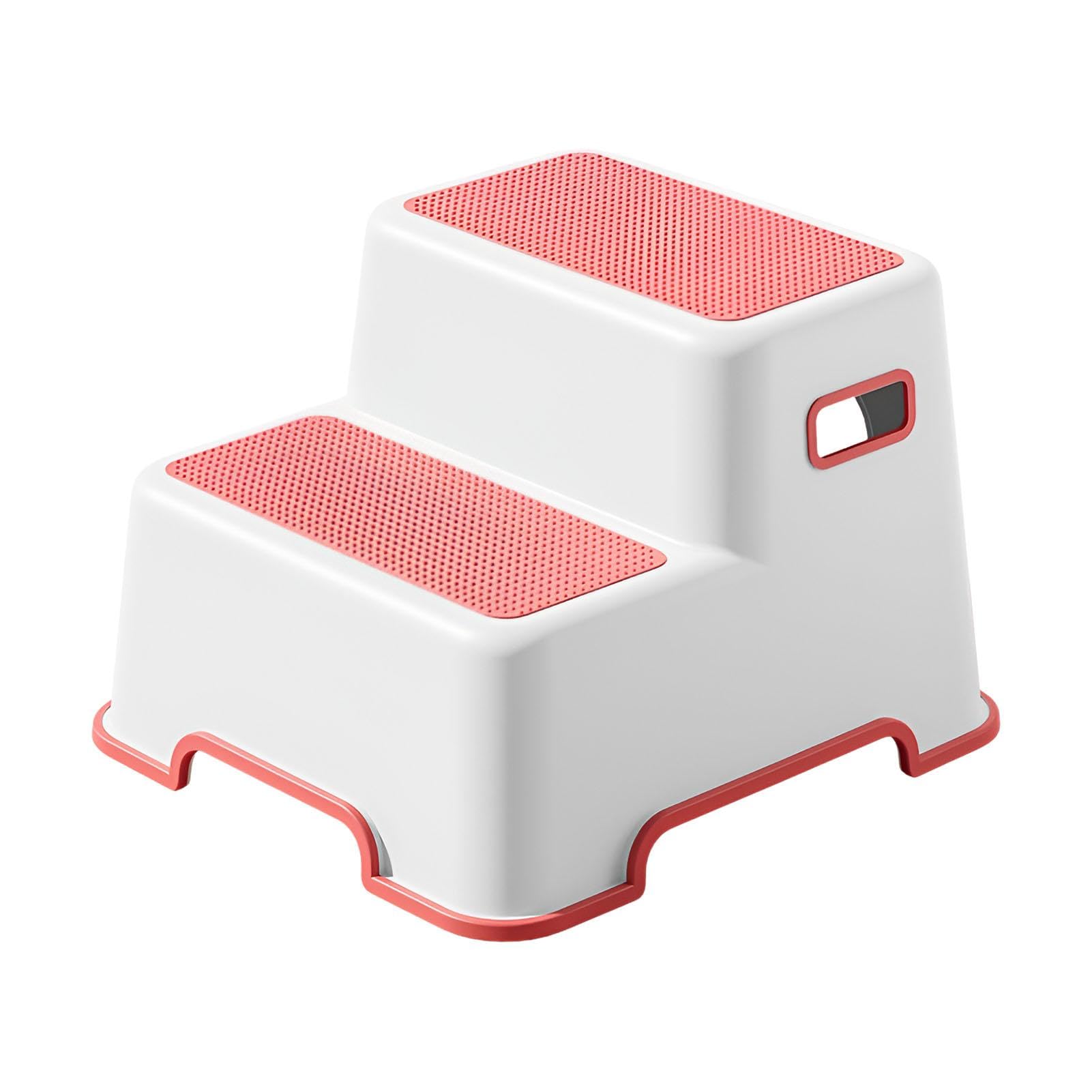 Bathroom Kids Stool, Two Steps Kids Stool, Non-Slip Kids Stool, Potty Stool, Kids Bath Stools
