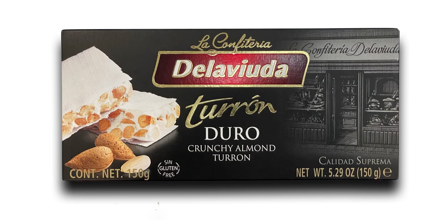 La Confiteria Turron Duro, Crunchy Almond Turron (Pack of 1)
