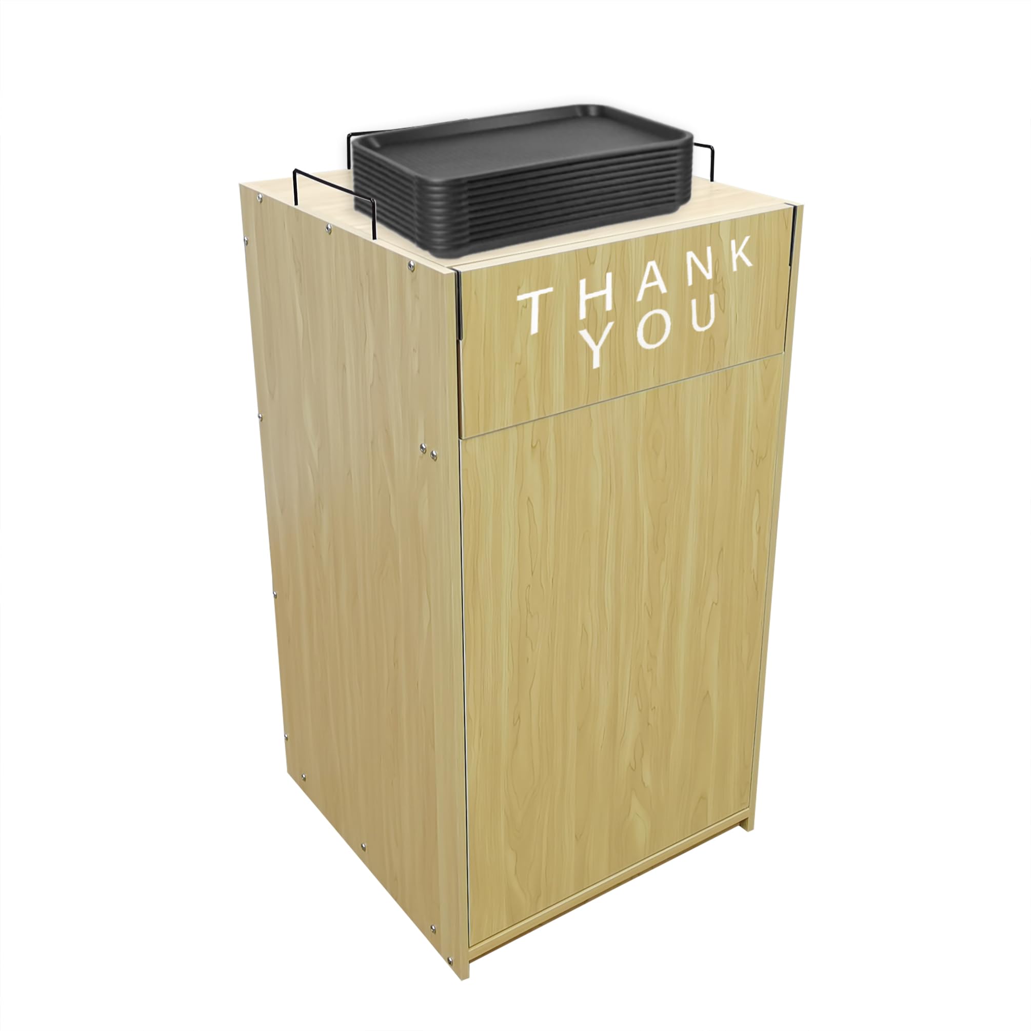 Amazon.com: FixtureDisplays 20X20X39.4 Maple Restaurant Food Trash