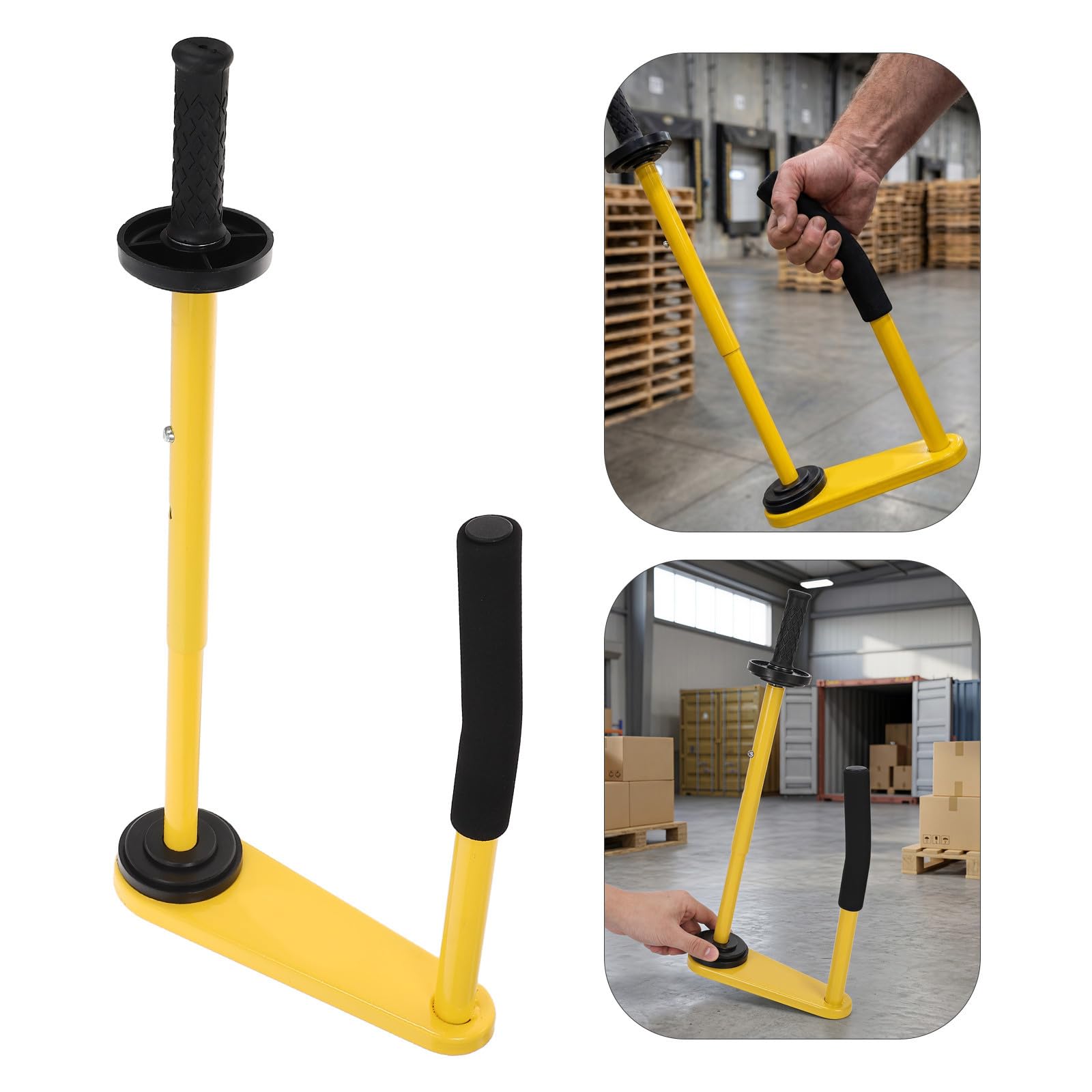 OSALADI Dispensador Manual Mango Ergonómico de Acero Inoxidable de Película Estirable y Ajuste de Tensión para Departamentos Logísticos y Almacenes