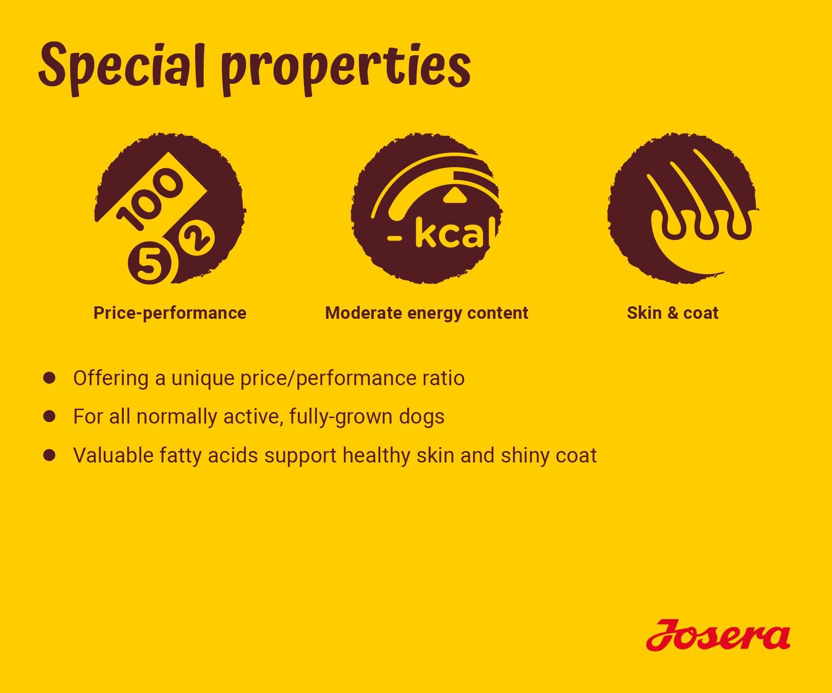 JOSERA Geflügel-Menü (1 x 12,5 kg) | Adult | Premium Trockenfutter für ausgewachsene Hunde | Geflügel & Mais/Reis | besonders gut verträglich | weizenfrei | Hundefutter | 1er Pack