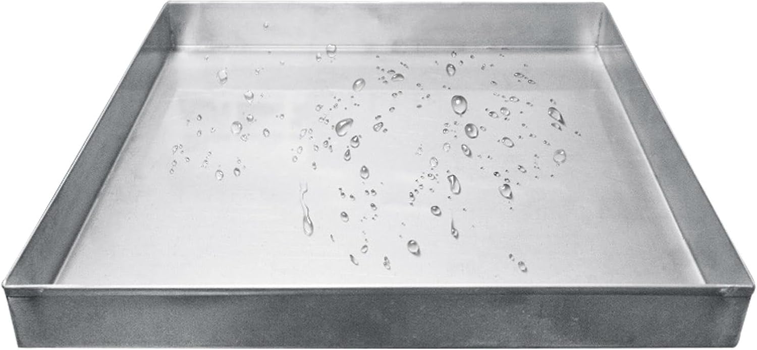 304 Stainless Steel Washing Machine Tray, Dishwasher Drain Pan, Leak-proof Washer Drip Tray for Floor Protection, Various sizes(60x40x5cm)