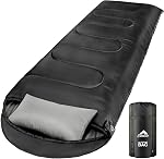 MEREZA Sleeping Bag for Adults Mens, Cold Weather Sleeping Bags XL Queen Size Sleeping Bag with Compression Sack for All Season Camping Hiking Backpacking