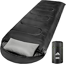 MEREZA 0 Degree Winter Sleeping Bag for Adults Kids with Pillow, Cold Weather Sleeping Bag for 4 Season Camping Hiking Backpacking Sleeping Bags for Big and Tall