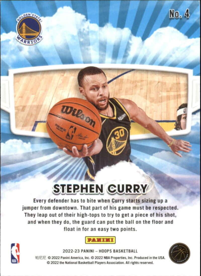 Amazon.com: 2022-23 Panini NBA Hoops Skyview Holo #4 Stephen Curry