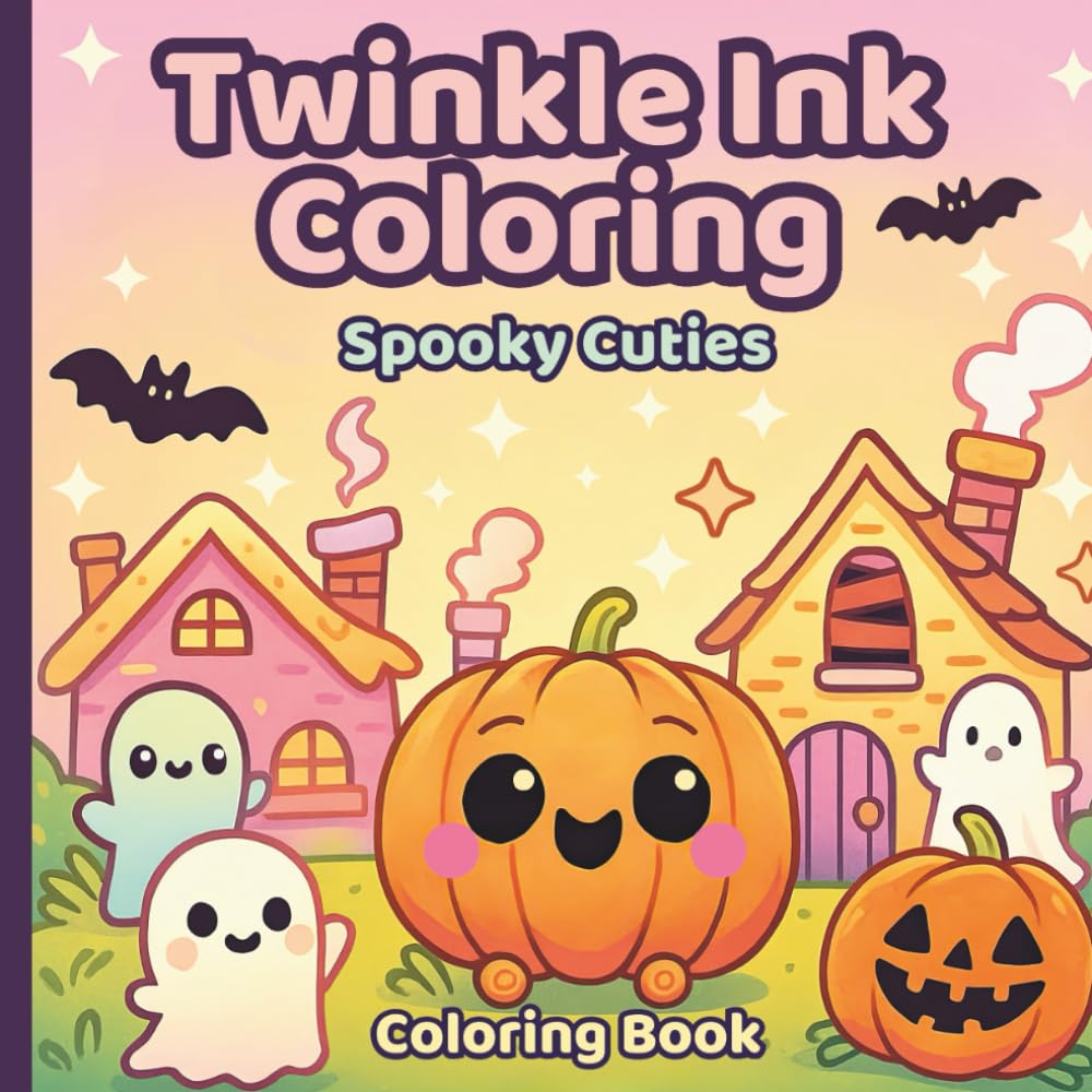 Twinkle Ink Coloring: Spookie Cuties