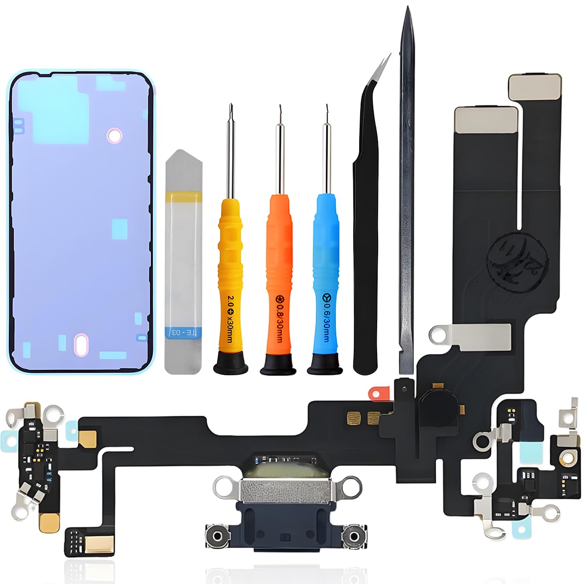 Amazon | ZHUROUPU for iPhone 14用ドックコネクタ 充電ポート