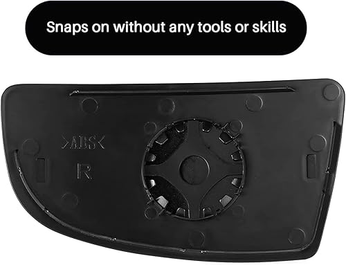 Miniatura 10 de Espejo lateral izquierdo de repuesto de vidrio inferior con placa compatible con Transit T150 T250 T350 2015 2016 2017-UP espejo lateral izquierdo