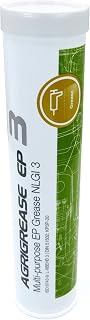 AGRIGREASE EP 3 Multi-Purpose EP Grease Tube NLGI 3 Agricultural Waterproof Lubricant for Metal Surfaces