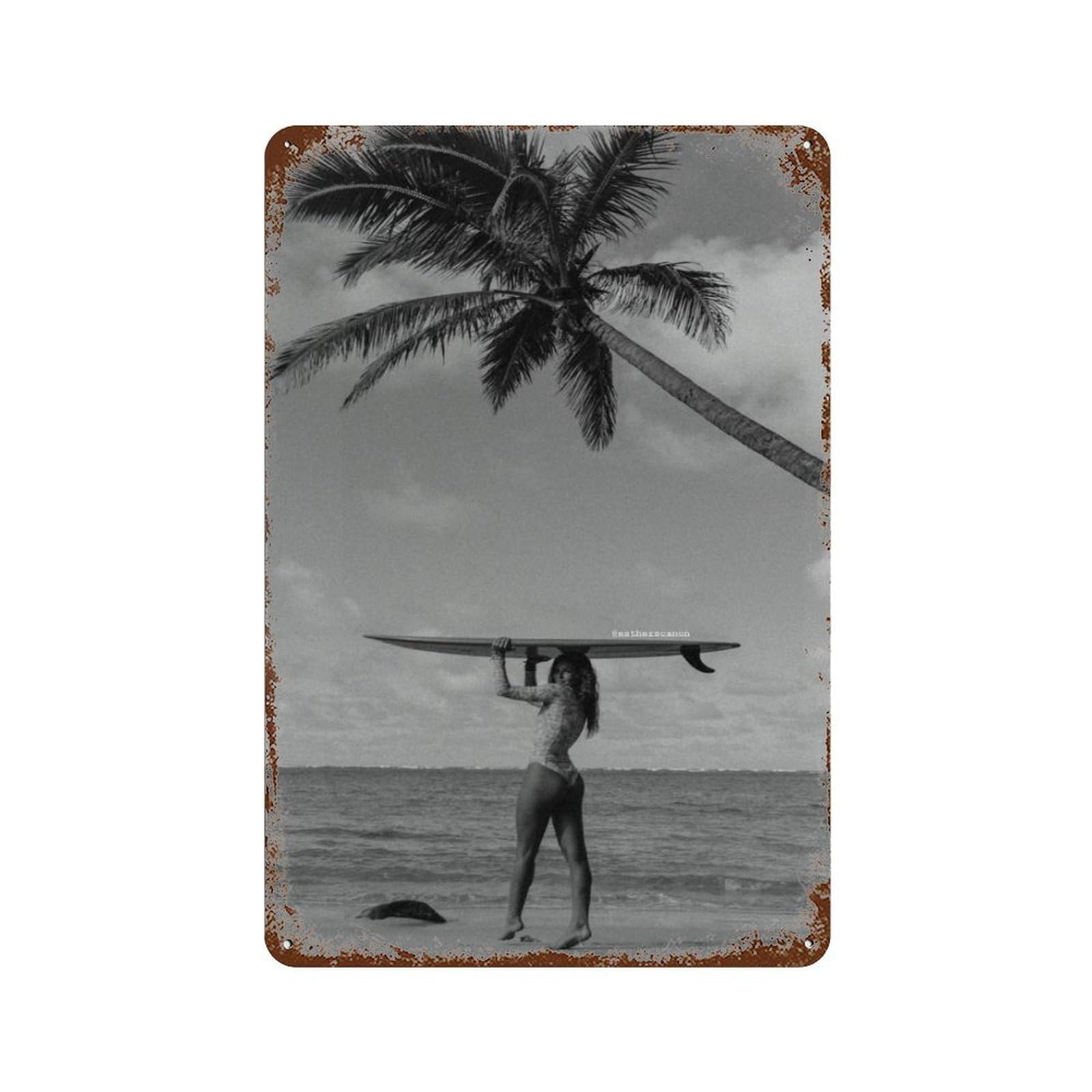 xiaoxiaoshen Vintage Beach Surfer (10) Wall Decor Art Metal Tin Poster Modern Home Decor Art Home Bar Shop Decorations Vintage Sign 30x20cm