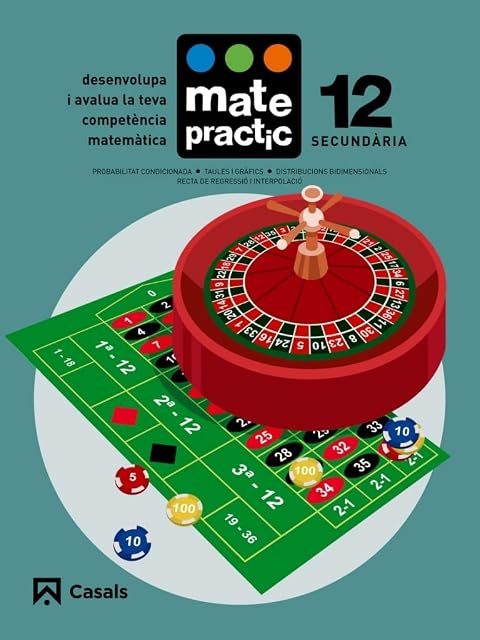 Portada de Matematicas ESO Cuaderno Matepractic Nº 12 Cataluña/ Baleares