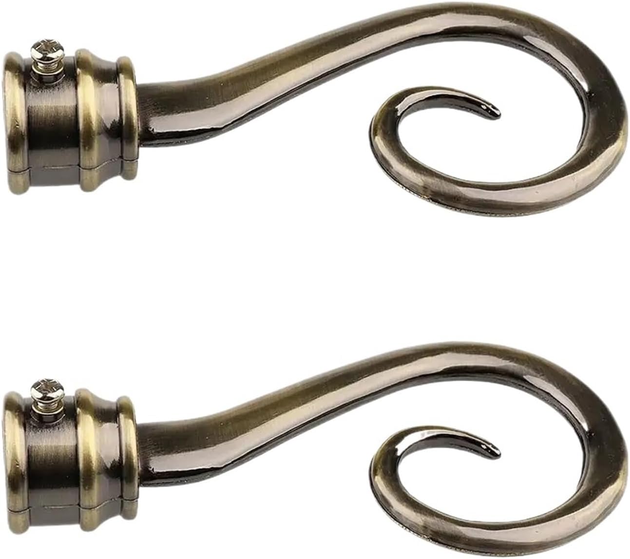 Curtain Rod Finials 4 Pcs Finials for Curtain Rods Window Treatment Finials Decorative Curtain Rod Finials End Cap Finials for Curtain Rods