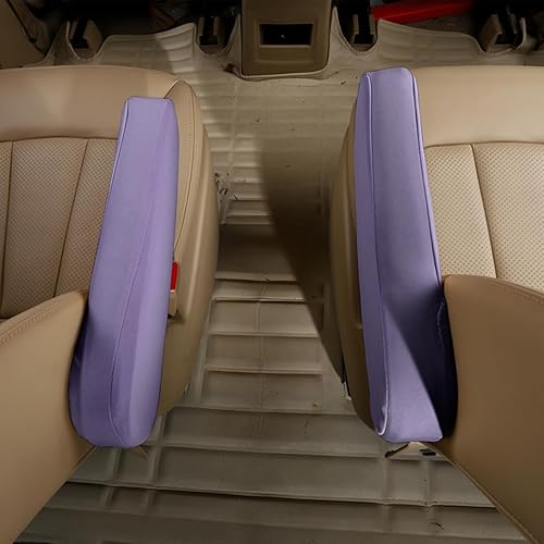 Miniatura 28 de AUCELI 2 fundas para reposabrazos de asiento delantero de automóvil, protectores de tela para reposabrazos de tela, repuesto directo para tapa