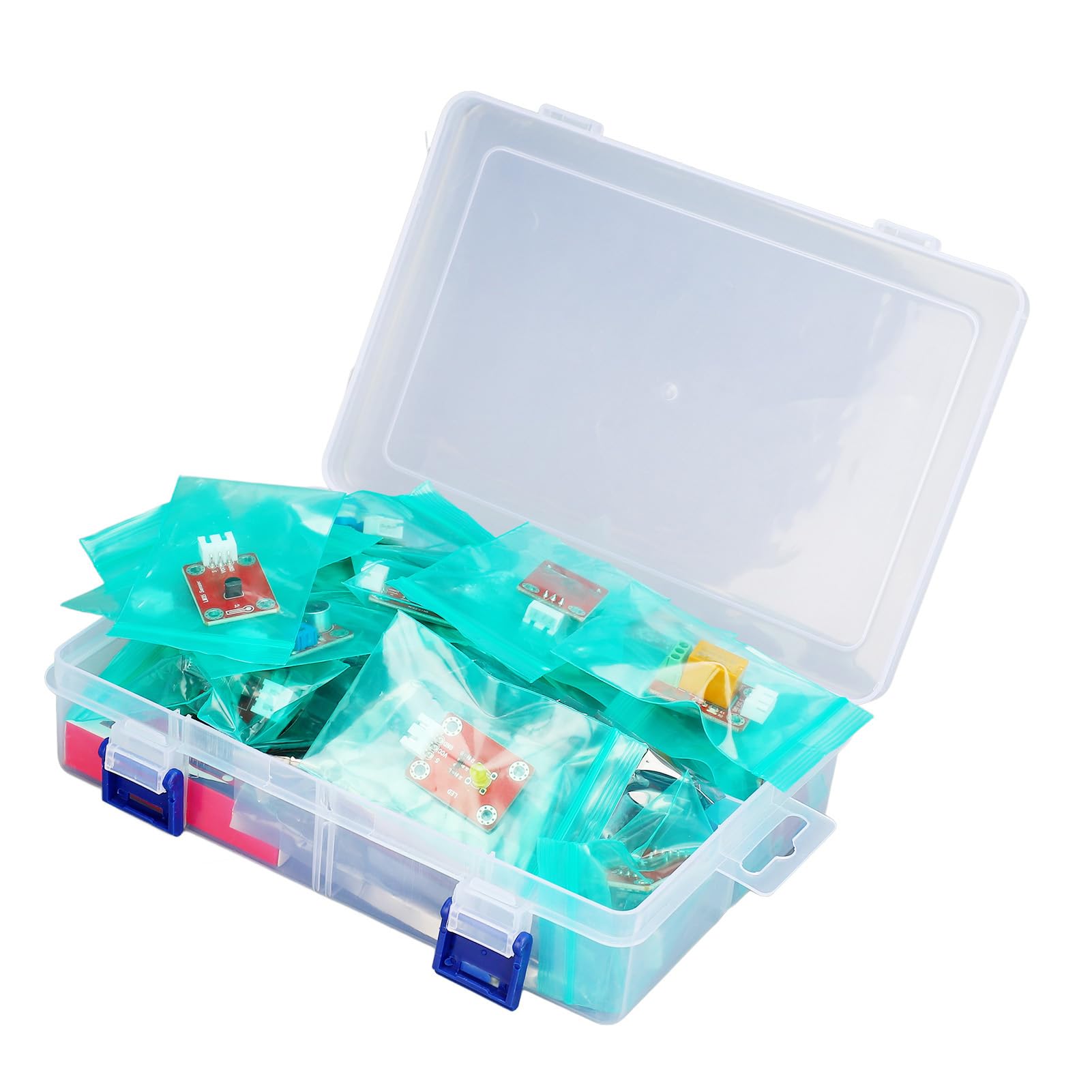 Cocoarm Kit Didattico per Scheda di Sviluppo, Kit Didattico per Programmazione ABS con Software Grafico, Sensori Multipli, Modulo LED e Cavi, per Studenti Principianti Educazione Fai-da-te