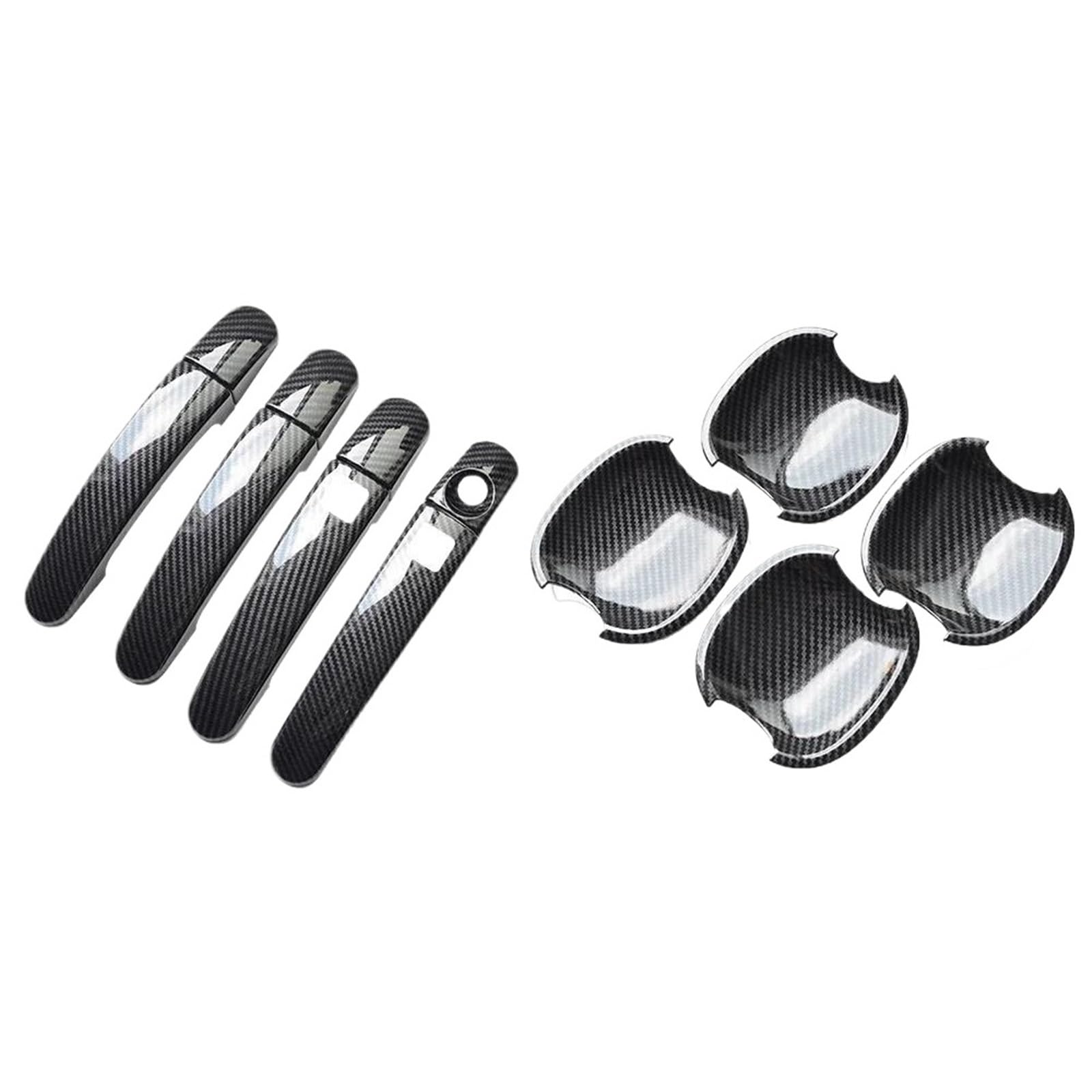 Atgcbcauf 4 Car Door Handle Bowl Cover Sticker For Ford For Focus 2 Mk2 Ii For Focus 3 Mk3 Car Exterior Door Handles(4)