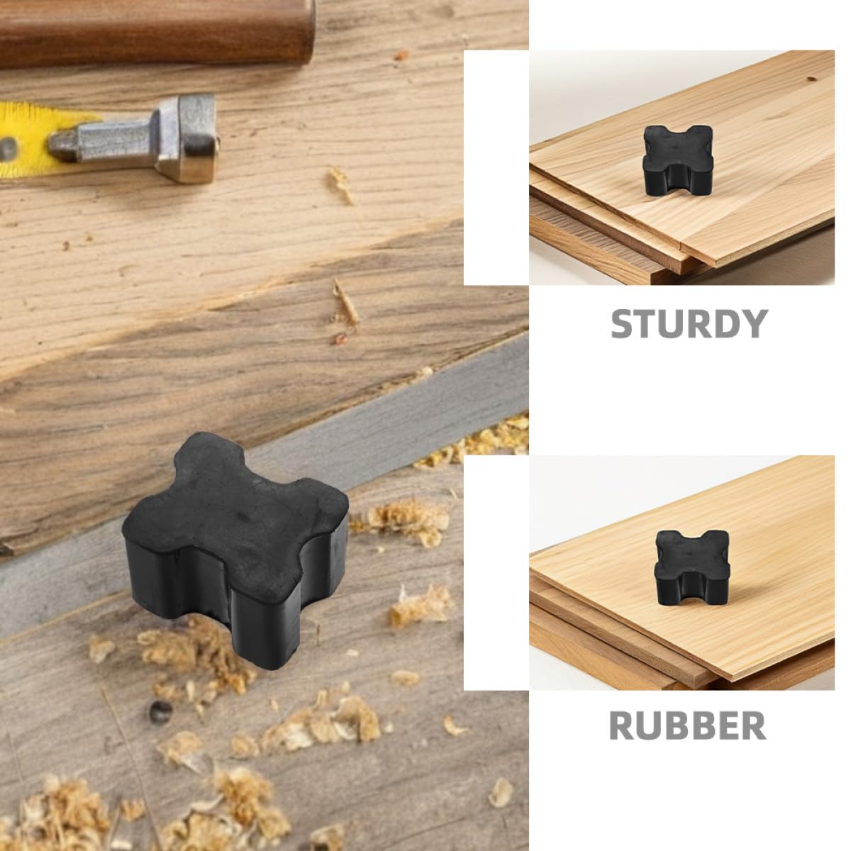 Entretoises en Caoutchouc 8pcs pour Ressorts Hélicoïdaux, Élévateurs Universels 1-1,5 Pouces, Amélioration Capacité Charge et Confort Conduite pour Suv et Camion