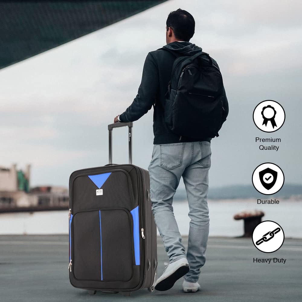 Buy ATX Luggage Extra Large Suitcase Expandable Durable Lightweight