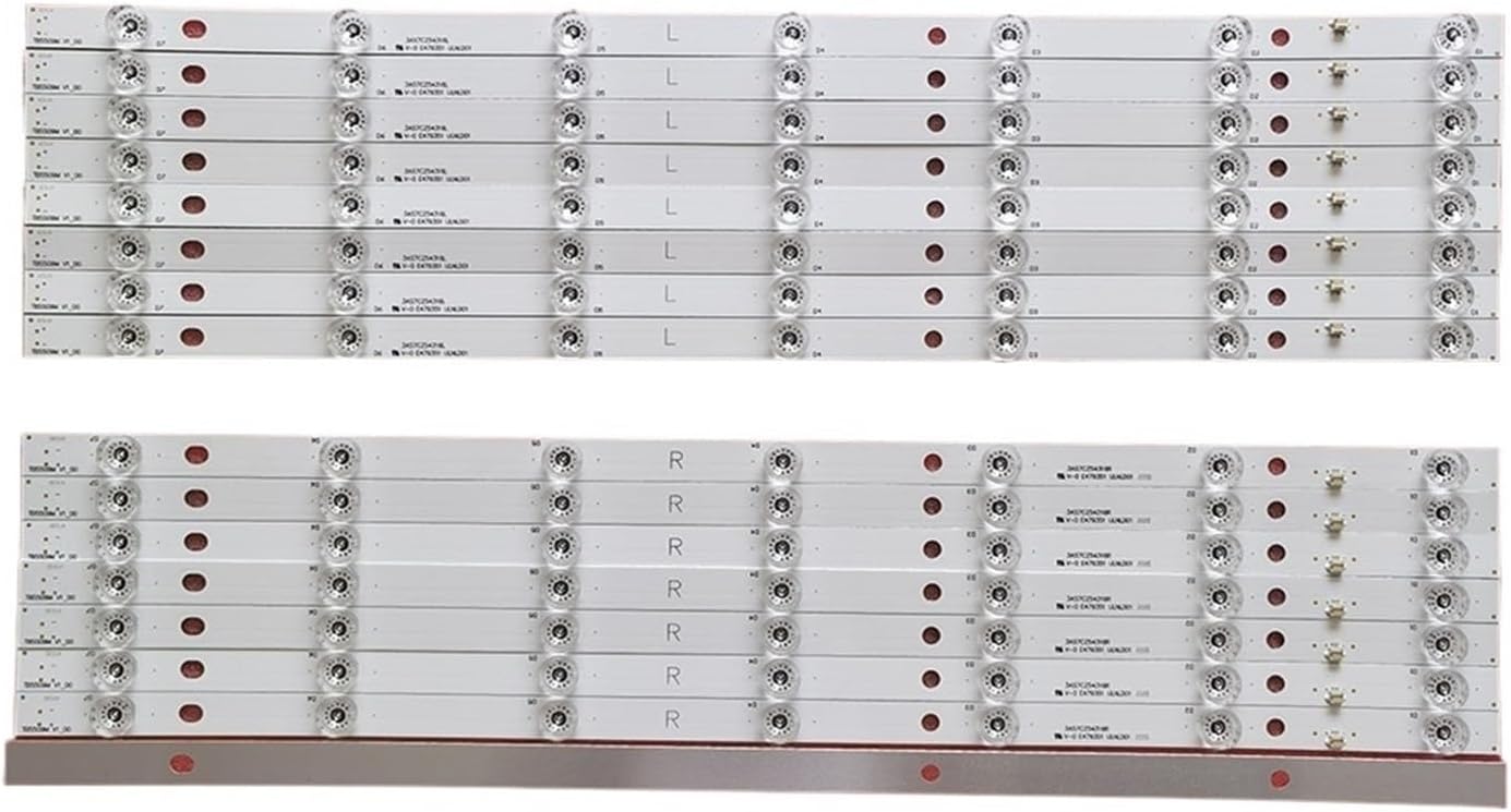 Strip Replacement for TV Models 550TV01 V4 550TV02 V4 Compatible with TX-55DX650B TX-55DX650E TH-55DX650M TX-55DXW654 TX-55Ds500E TX-55Ds503E TX-55DW504