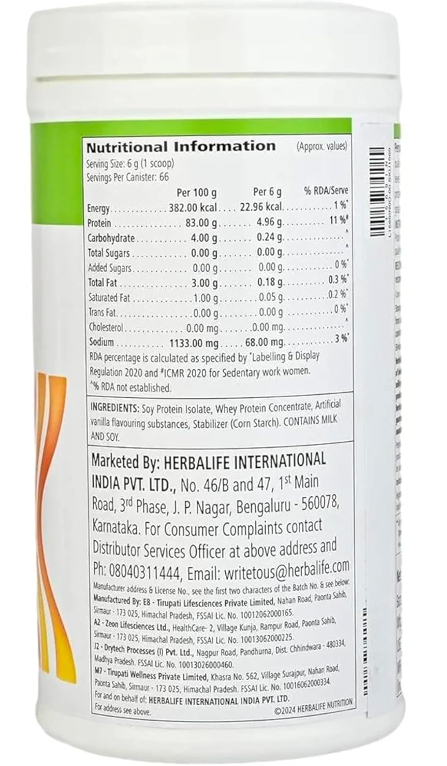 Herbalife Nutrition Personalized Protein Powder 400G - Image 2 thumbnail