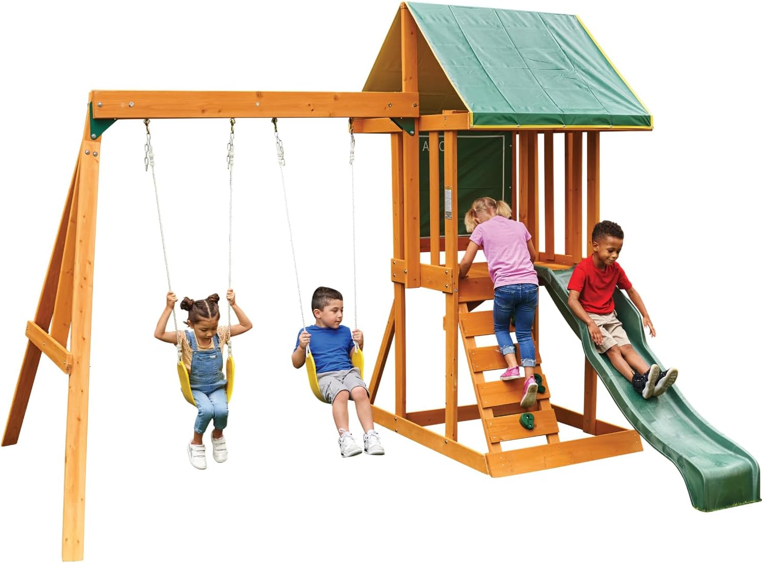 KidKraft Big Backyard Appleton Wooden Swing Set