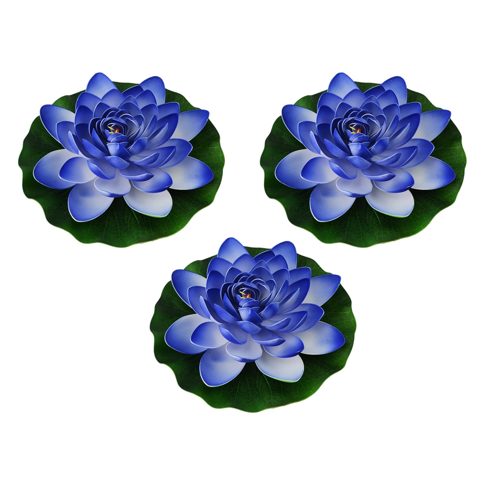 Tsophreniq Realistic Water Lilies Flower Bouquets Simulation Decors for Vase Centerpiece Floral Arrangements Faux