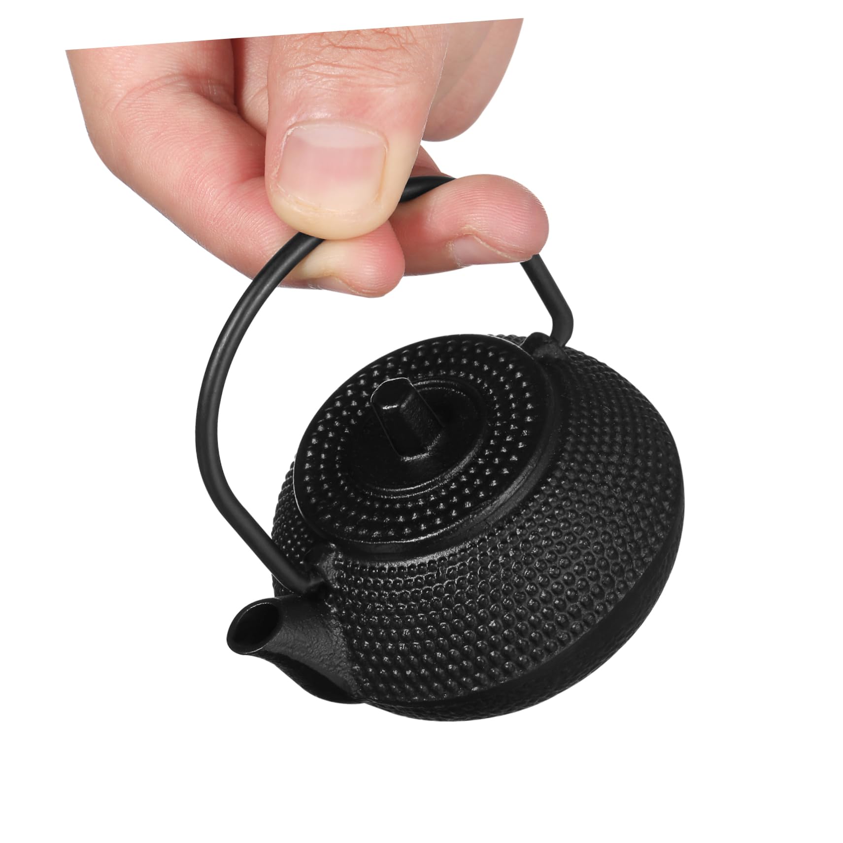 PRETYZOOM 12 Piezas De Tetera De Hierro Fundido Accesorio De Juego De Té Tetera Antigua De Porcelana De Cerámica Juguete Para Juego De Simulación Pequeña