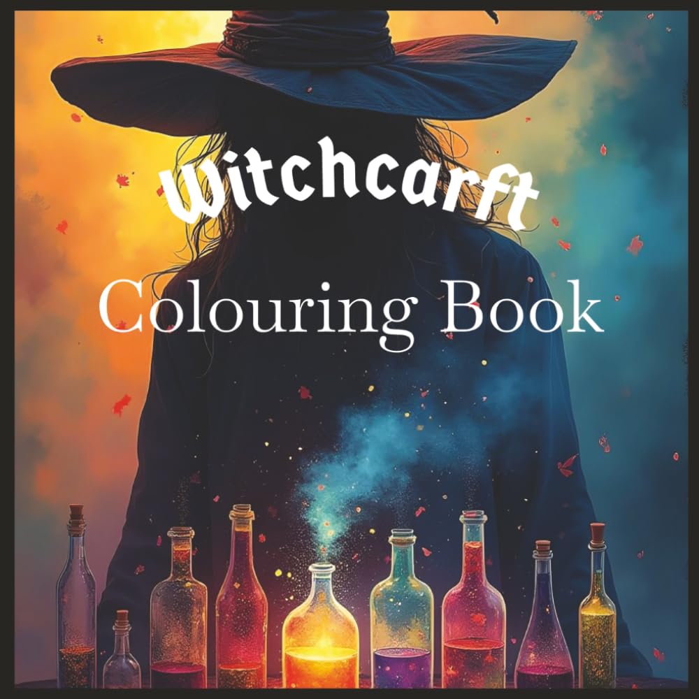 Witchcraft Colouring Book, 50 Magical Picture To Enjoy
